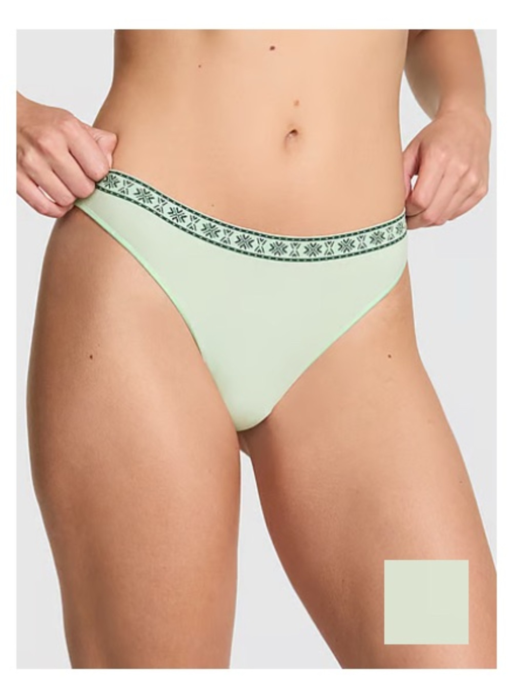 VS PINK Seamless High Leg Thong Panty